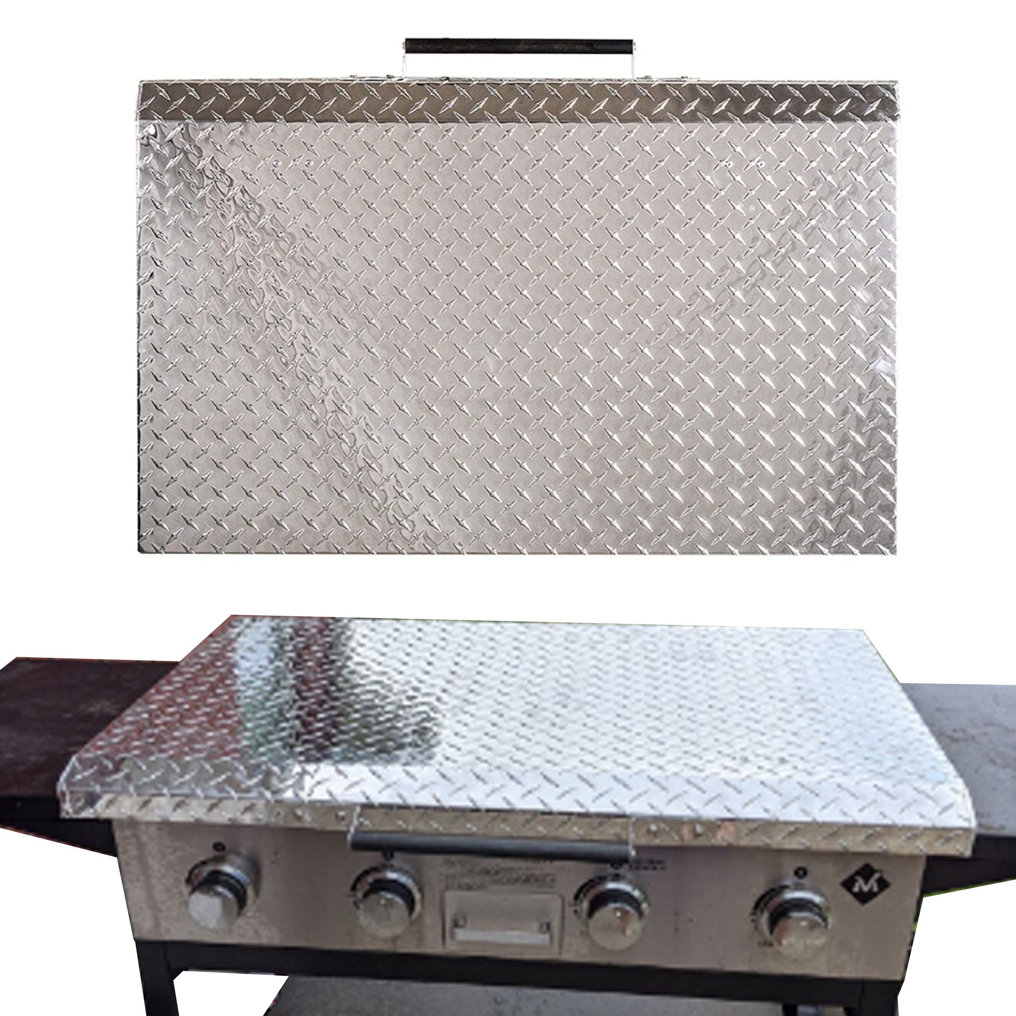 Griddle Guard Diamond Plate Hard Cover Lid for Member's Mark 36" Gridd