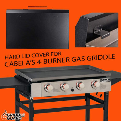GriddleGuard Hard Cover Lid for Cabela's 4-Burner 36" Gas Griddle