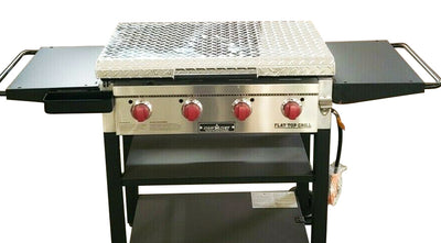 GriddleGuard Diamond Plate Hard Cover Lid for Camp Chef FTG600 32"