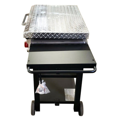 GriddleGuard Diamond Plate Hard Cover Lid for Camp Chef FTG600 32"